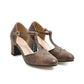Chunky All Match Medium Heel High Pumps Snapitonline