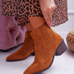 Chunky Heel Martin Boots Snapitonline