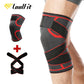 CoolFit 1PCS Dual-use Pressurized Knee Pads Strap Removable Knee Brace Support Crossfit Fitness Running Sports Knee Protector Snapitonline