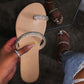 Diamond flat sandals and slippers Snapitonline