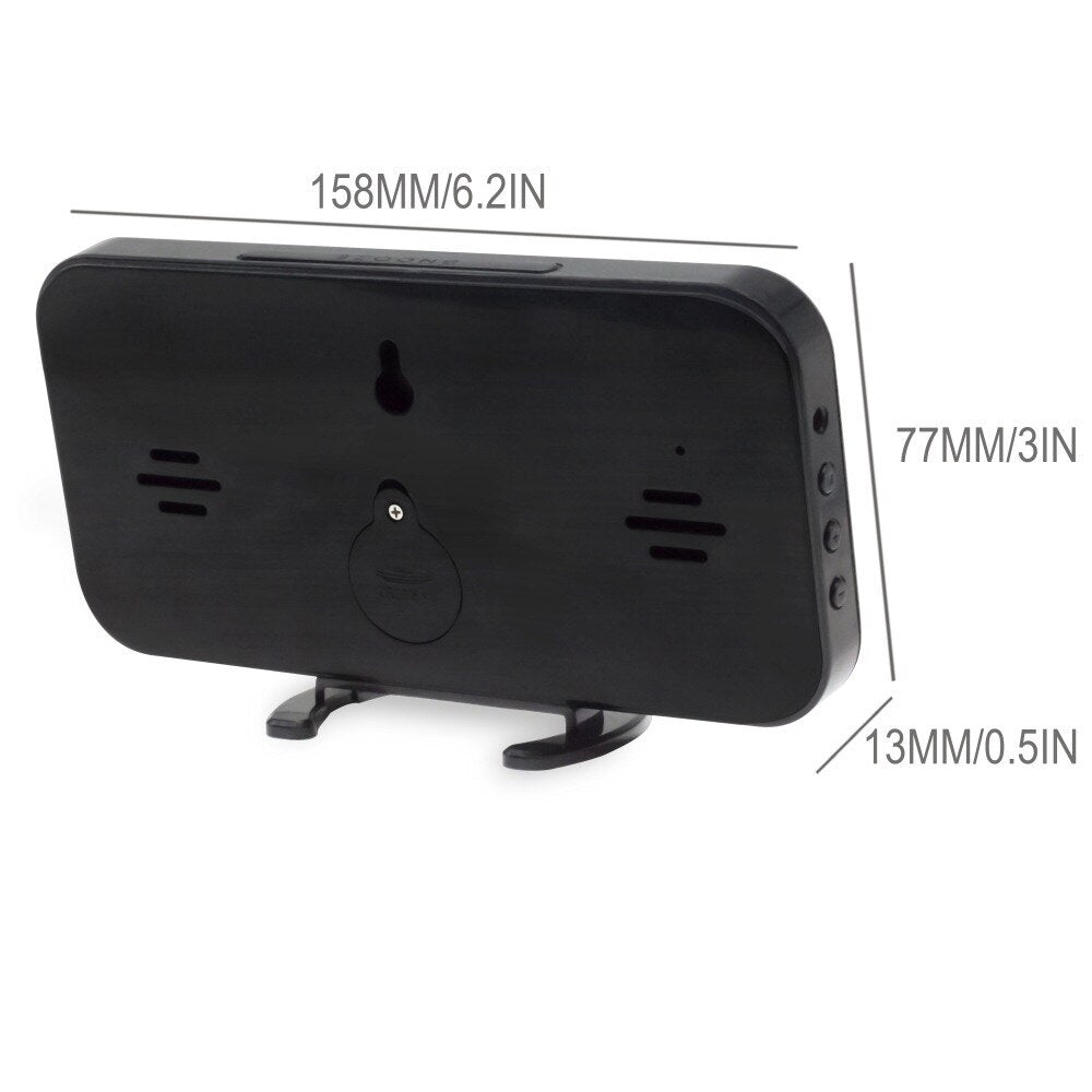 Digital LED Mirror Alarm Clock Snapitonline