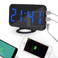 Digital LED Mirror Alarm Clock Snapitonline
