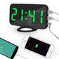 Digital LED Mirror Alarm Clock Snapitonline