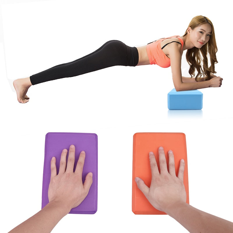 EVA Gym Blocks Foam Brick Training Exercise Fitness Set Tool Yoga Bolster Pillow Cushion Stretching Body Shaping yoga blocks Snapitonline