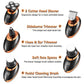 Electric Shaver For Men Beard Hair Trimmer Electric Razor 5D Floating Five Blade Heads Electric Nose Hair Trimmer LCD Display Snapitonline