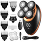 Electric Shaver For Men Beard Hair Trimmer Electric Razor 5D Floating Five Blade Heads Electric Nose Hair Trimmer LCD Display Snapitonline