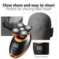 Electric Shaver For Men Beard Hair Trimmer Electric Razor 5D Floating Five Blade Heads Electric Nose Hair Trimmer LCD Display Snapitonline