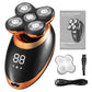 Electric Shaver For Men Beard Hair Trimmer Electric Razor 5D Floating Five Blade Heads Electric Nose Hair Trimmer LCD Display Snapitonline