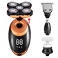 Electric Shaver For Men Beard Hair Trimmer Electric Razor 5D Floating Five Blade Heads Electric Nose Hair Trimmer LCD Display Snapitonline