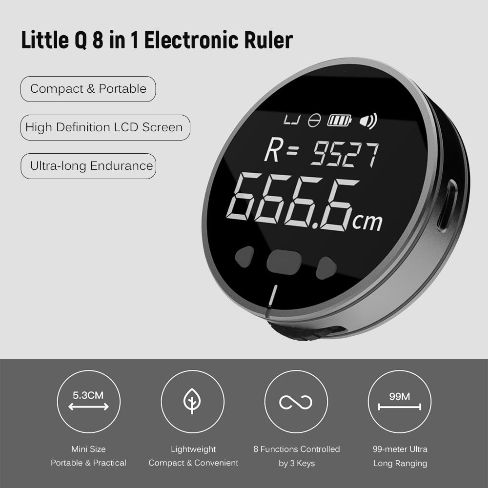 Electronic Measuring Ruler Snapitonline