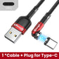 Elough 540 Rotate Magnetic Cable USB-C Magnetic Charger Micro USB Type C Cable Mobile Phone Cable For iPhone Xiaomi Poco Huawei Snapitonline