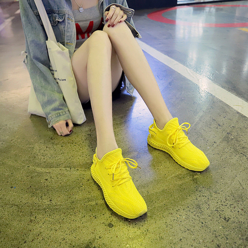 Fashion Candy Color Women Sneakers Tenis Feminino Casual Shoes Women 2020 Breathable Mesh Sneakers Women Yellow Red Basket Femme Snapitonline