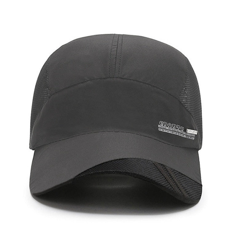 Fashion High Quality Breathable Men Women Snapback Hip Hop Hat Mesh Sun Gorras Unisex Casual Plain Adjustable Baseball Cap Snapitonline