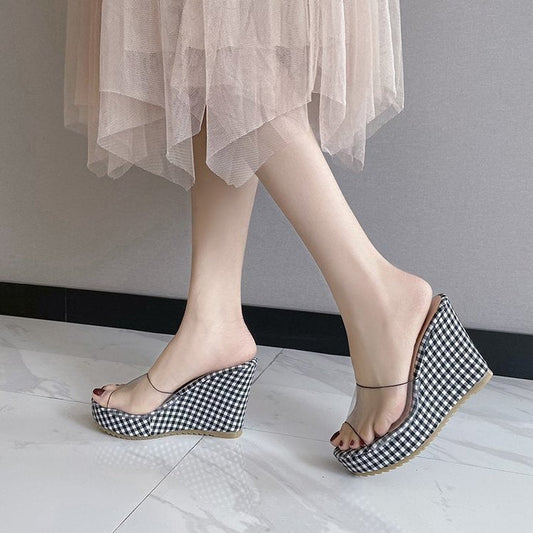 Fashion Ladies Platform Sandals With Wedge Heels Snapitonline