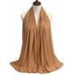 Fashion Modal Cotton Jersey Hijab Scarf Long Muslim Shawl Plain Soft Turban Tie Head Wraps For Women Africa Headband 170x60cm Snapitonline