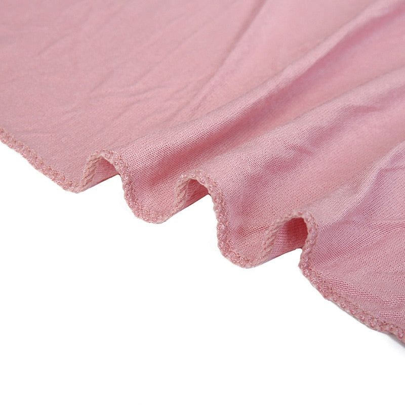 Fashion Modal Cotton Jersey Hijab Scarf Long Muslim Shawl Plain Soft Turban Tie Head Wraps For Women Africa Headband 170x60cm Snapitonline