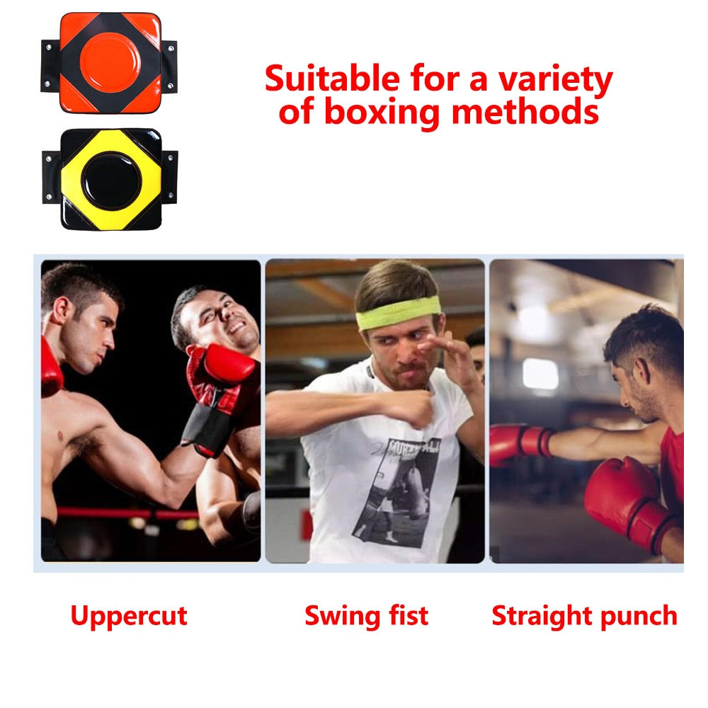 Faux Leather Wall Punching Pad Boxing Punch Target Training Sandbag Sports Dummy Punching Bag Fighter Martial Arts Fitness Snapitonline