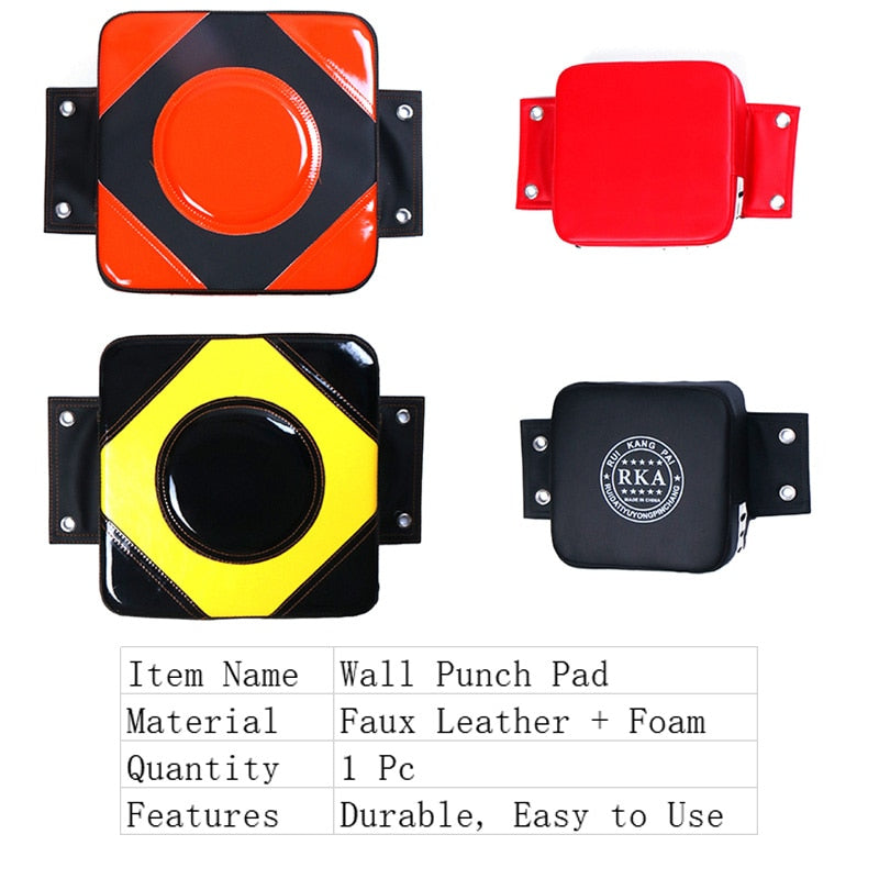 Faux Leather Wall Punching Pad Boxing Punch Target Training Sandbag Sports Dummy Punching Bag Fighter Martial Arts Fitness Snapitonline