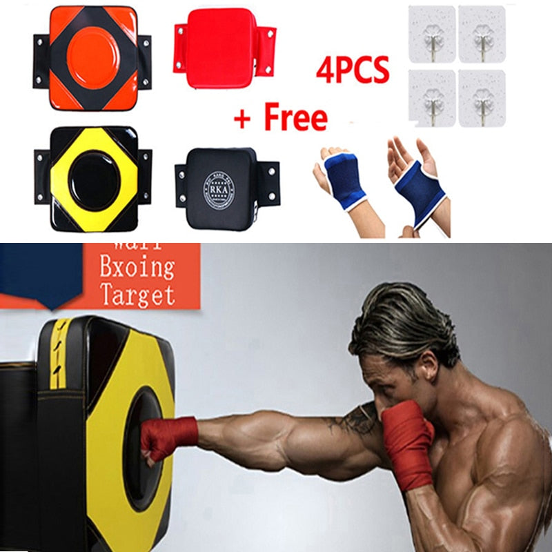 Faux Leather Wall Punching Pad Boxing Punch Target Training Sandbag Sports Dummy Punching Bag Fighter Martial Arts Fitness Snapitonline