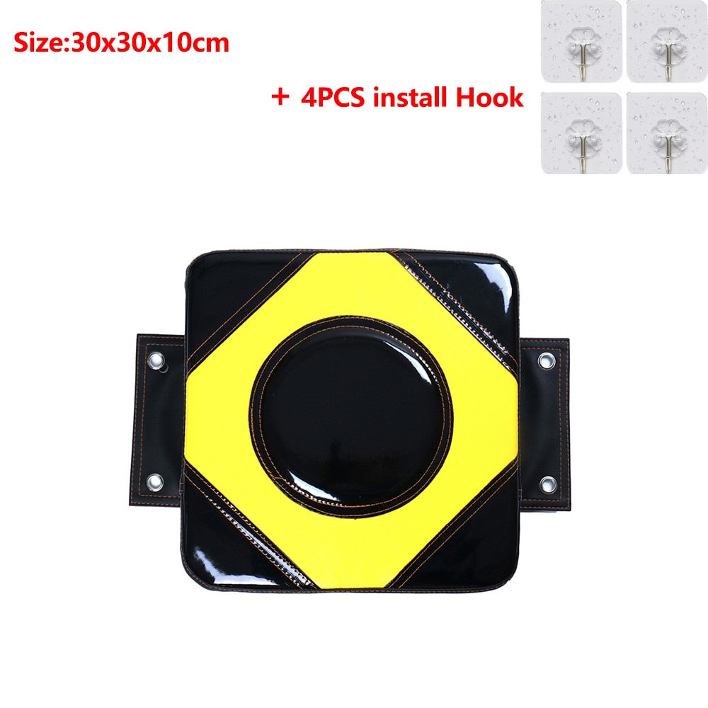 Faux Leather Wall Punching Pad Boxing Punch Target Training Sandbag Sports Dummy Punching Bag Fighter Martial Arts Fitness Snapitonline