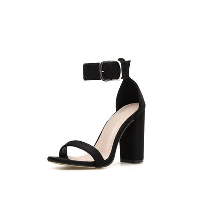 Feminine Thick Heels With High Heels Snapitonline