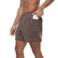 Five-point Pants Outdoor Running Training Fitness Pants Snapitonline
