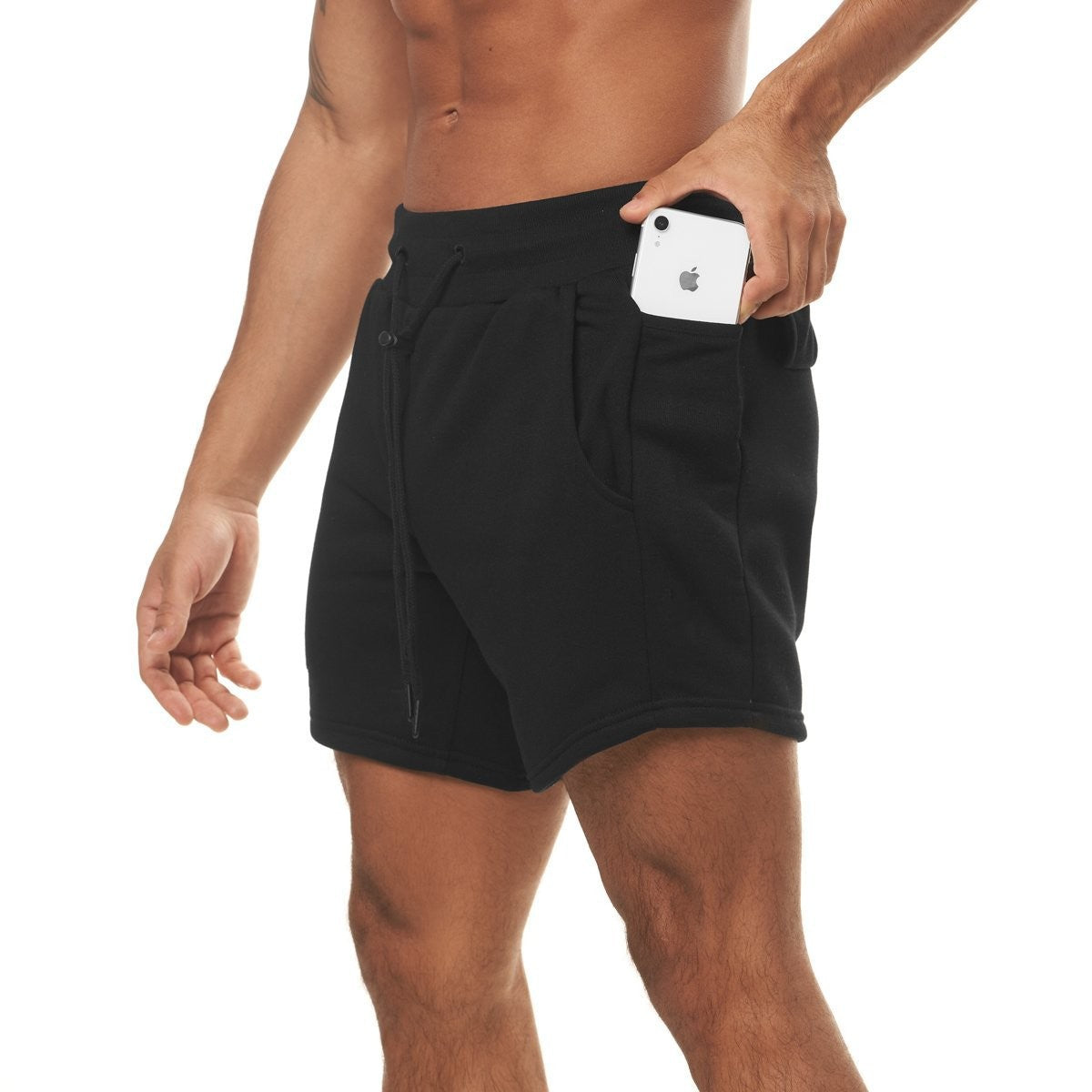 Five-point Pants Outdoor Running Training Fitness Pants Snapitonline