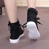 Flat-Heel Female Casual Student Sports Low-Top Canvas Shoes Snapitonline