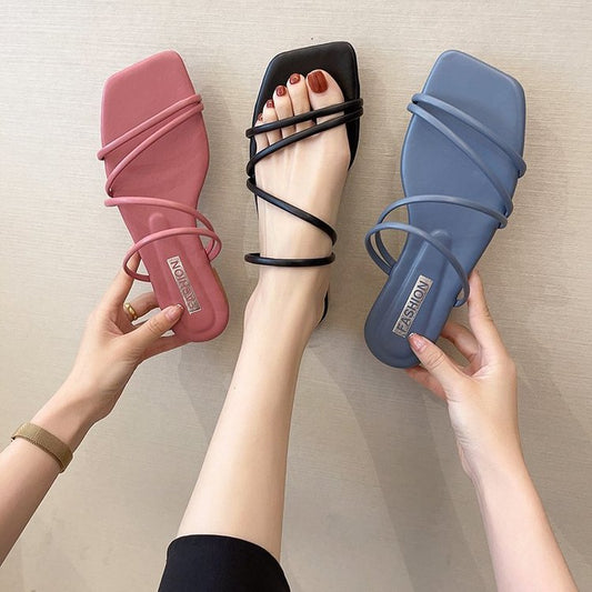 Flat Strap Sandals Snapitonline