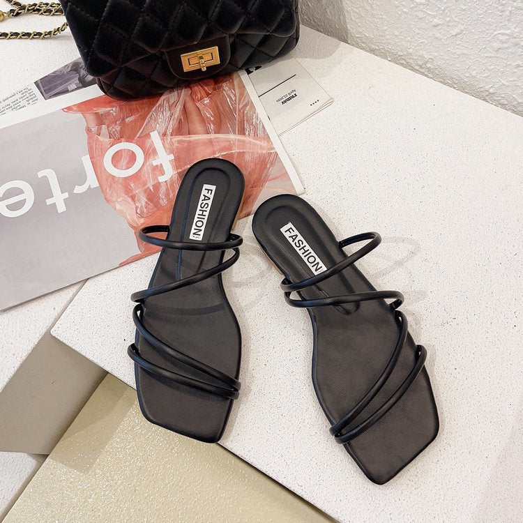 Flat Strap Sandals Snapitonline