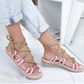Flat bottom hemp sandals Snapitonline