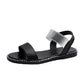 Flat heel sandals women flat non-slip sandals Snapitonline