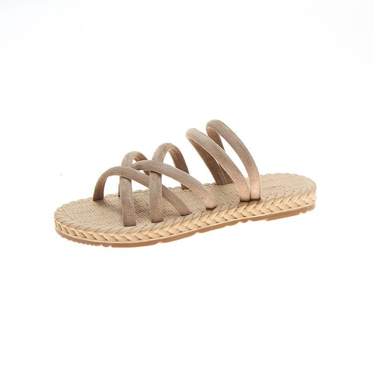 Flat woven sandals Snapitonline