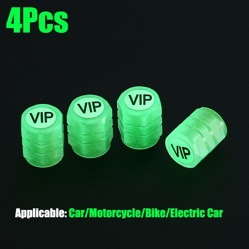 Fluorescent Car Tire Valve Caps Snapitonline