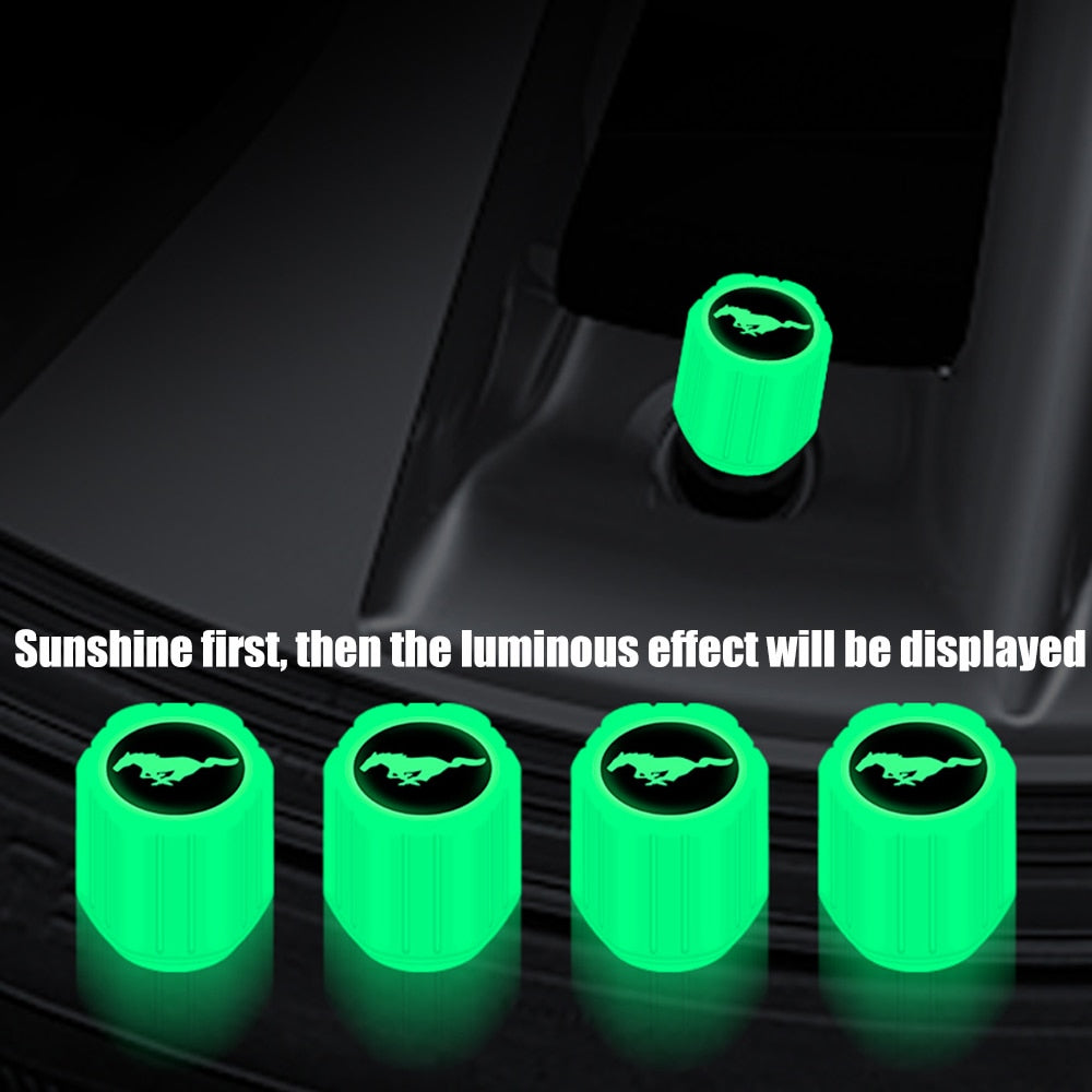 Fluorescent Car Tire Valve Caps Snapitonline