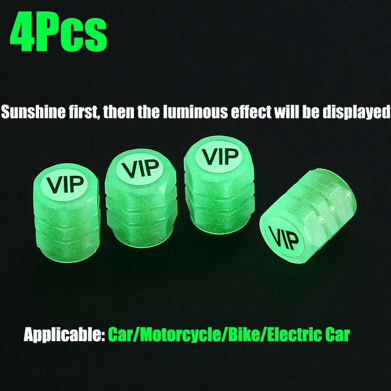 Fluorescent Car Tire Valve Caps Snapitonline