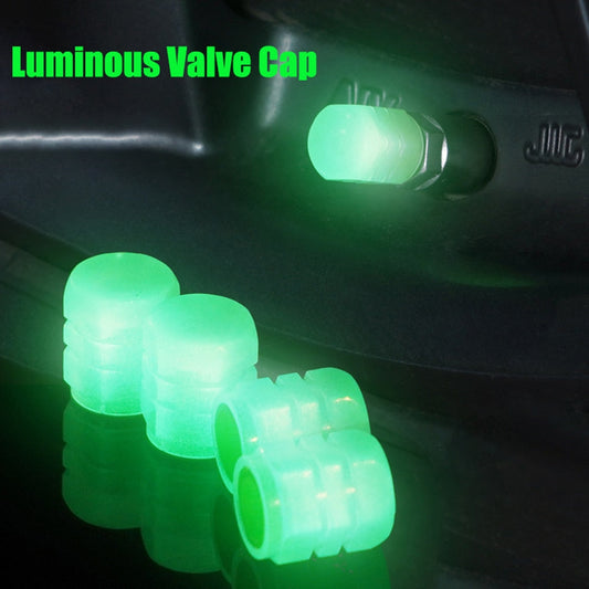 Fluorescent Car Tire Valve Caps Snapitonline