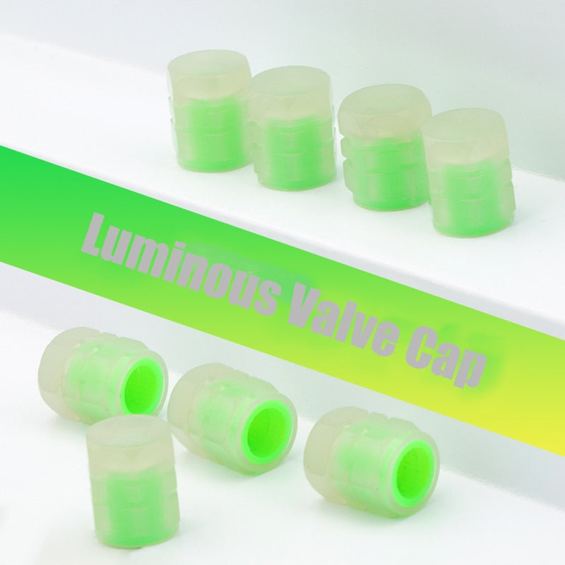 Fluorescent Car Tire Valve Caps Snapitonline
