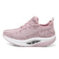 Flying Woven Air Cushion Sneakers Fitness Mom Shoes Mesh Breathable Women's Shoes Snapitonline