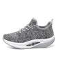 Flying Woven Air Cushion Sneakers Fitness Mom Shoes Mesh Breathable Women's Shoes Snapitonline