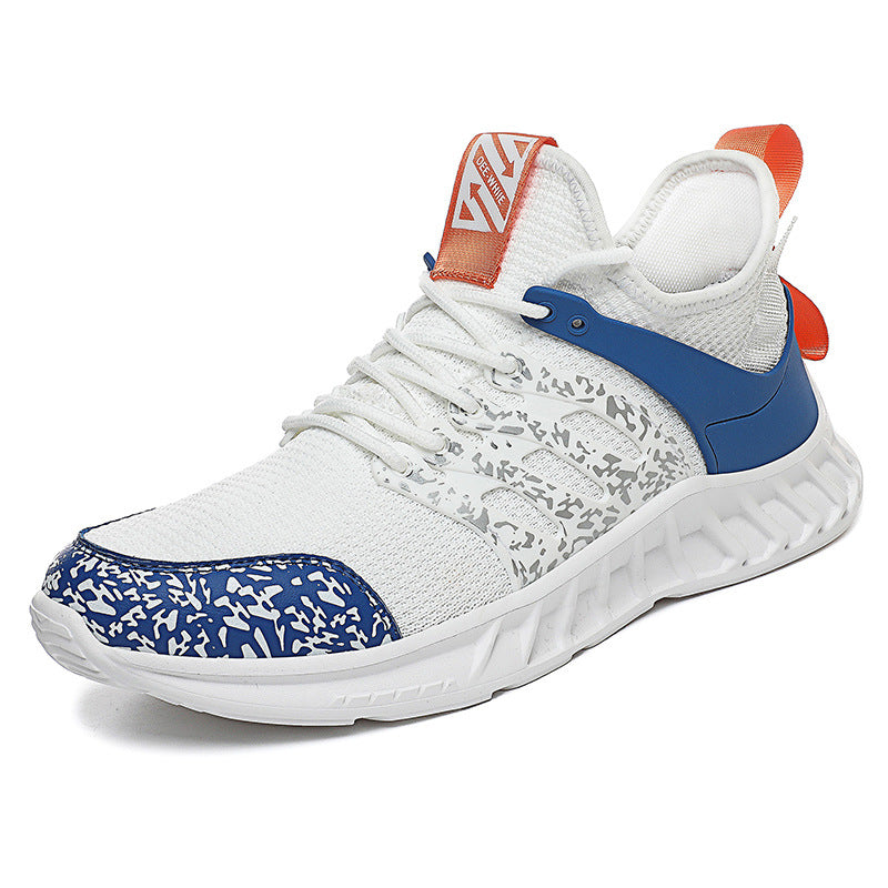 Flying Woven Mesh Sneakers New Outdoor Lightweight Breathable Casual Running Shoes Snapitonline