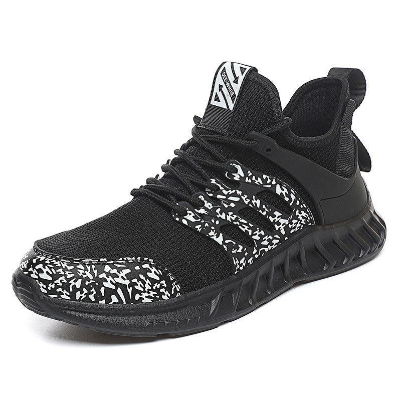Flying Woven Mesh Sneakers New Outdoor Lightweight Breathable Casual Running Shoes Snapitonline