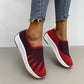 Flyknit Breathable Shoes Wedge Sneakers Snapitonline