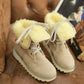 Frosted fur boots snow boots Lace Up Boots Snapitonline