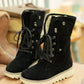 Frosted fur boots snow boots Lace Up Boots Snapitonline