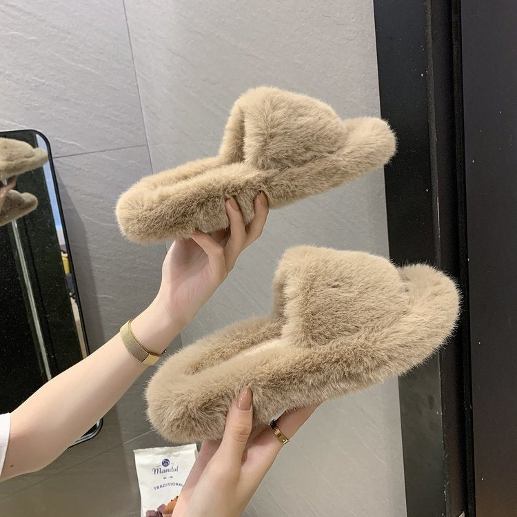 Furry Slippers Snapitonline