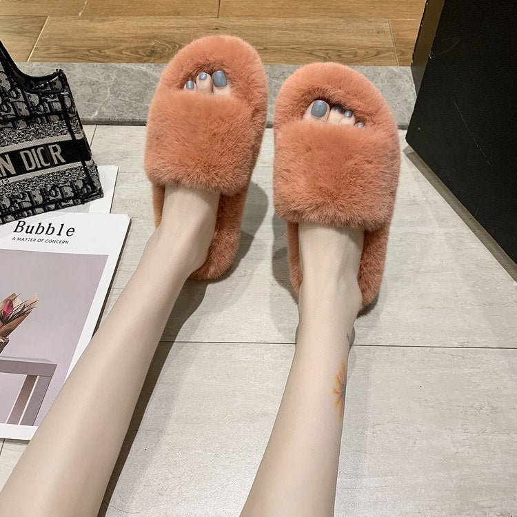 Furry Slippers Snapitonline
