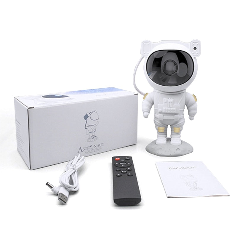 Galaxy Star Projector Starry Sky Night Light Astronaut Lamp Home Room Decor Decoration Bedroom Decorative Luminaires Gift Snapitonline