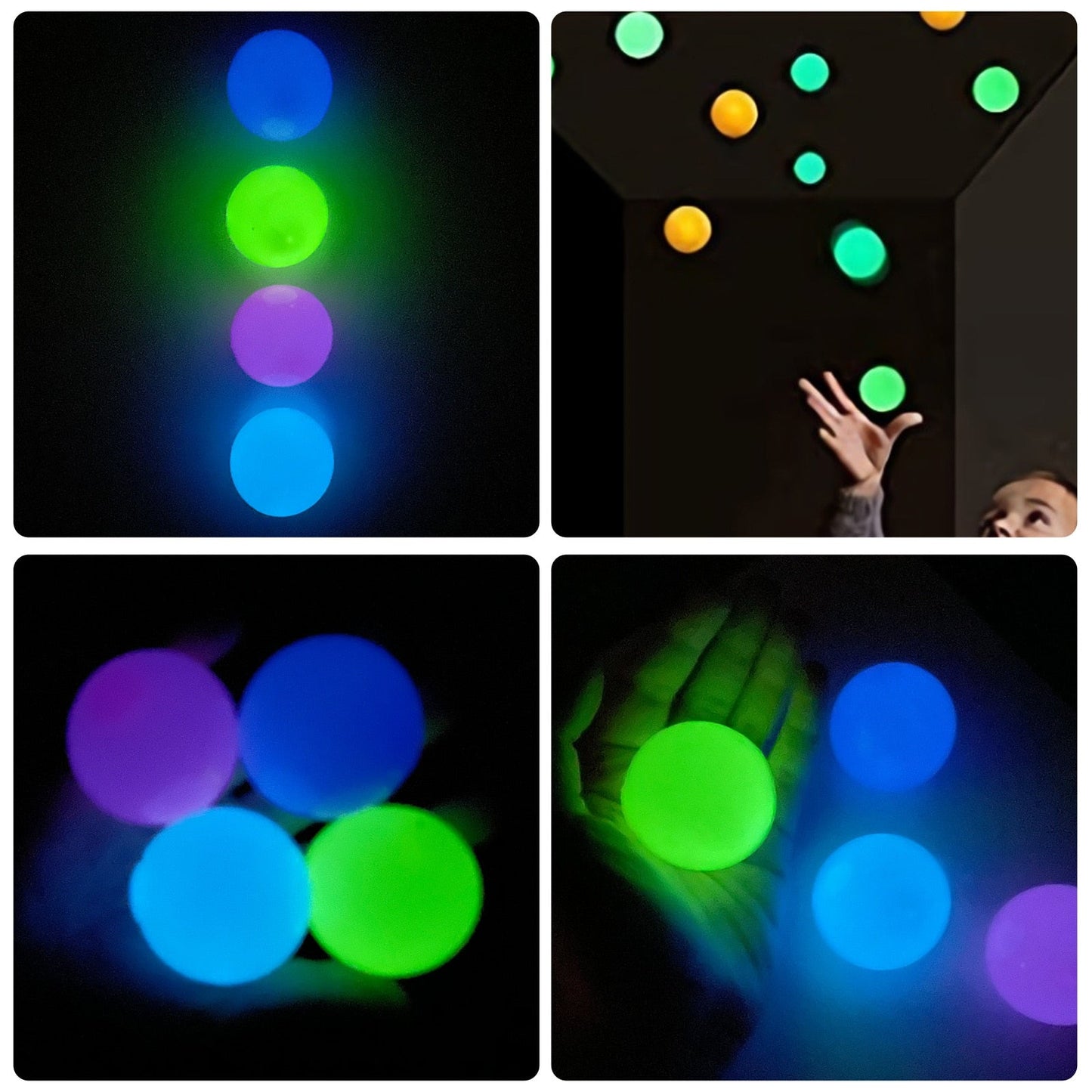 Glowing Sticky Wall Ball Snapitonline