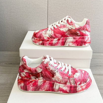 Graffiti Sneakers Plus Size Casual Sneakers Snapitonline
